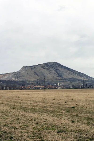 Szarsomlyo Montanha Aldeia Nagyharsany Hungria Vista Sul — Fotografia de Stock