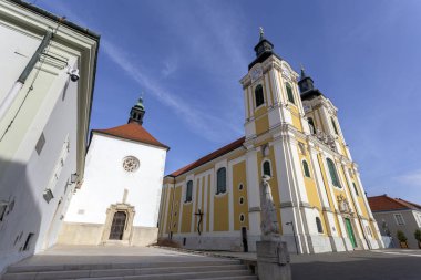 Szekesfehervar Katedrali veya Aziz Stephen Katedrali Bazilikası..