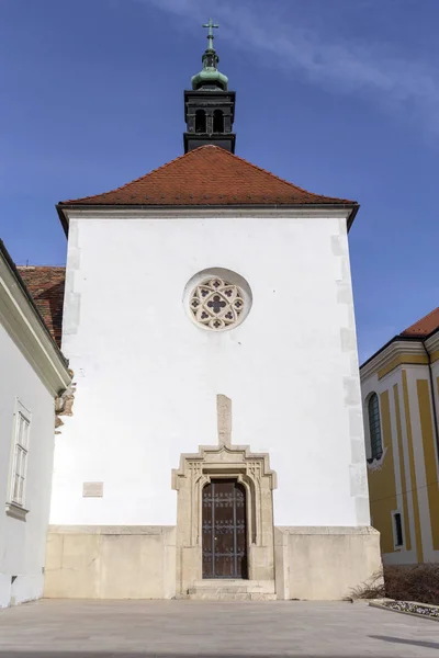 Późniejsza Gotycka Kaplica Anny Zbudowana Około 1485 Roku Szekesfehervar Węgrzech — Zdjęcie stockowe