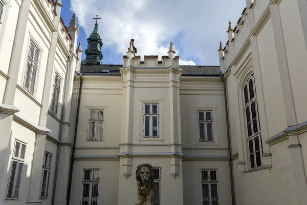 Famous Brunszvik Palace Martonvasar Hungary Sunny Spring Day — Stock Photo, Image