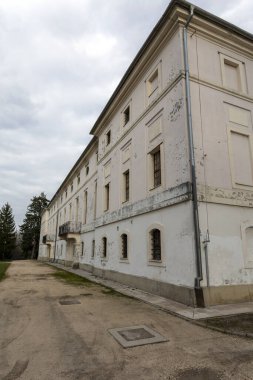 Macaristan 'ın Bicske kasabasındaki Barok Batthyany kalesi.