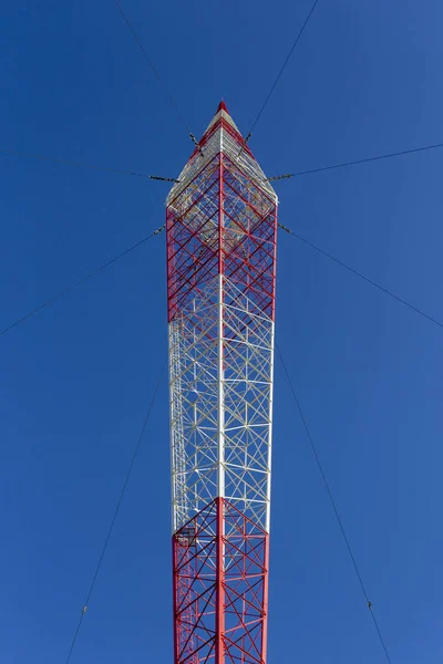 Mastro Rádio Lakihegy Tower Szigetszentmiklos Hungria — Fotografia de Stock