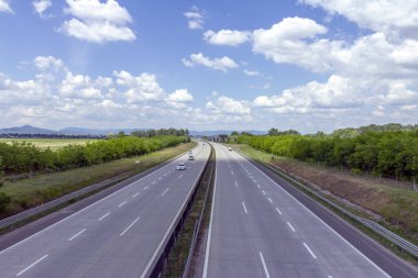 Macaristan 'ın Budapeşte çevresindeki M0 otoyolu.