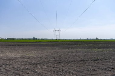 Macaristan 'da sürülmüş tarım arazisi