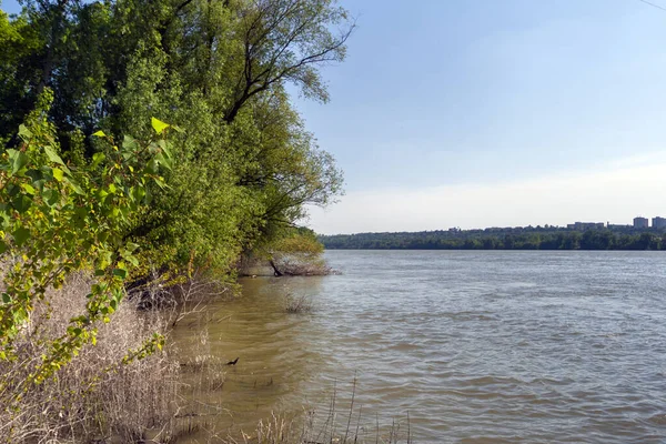Dunaj Szalkszentmarton Węgrzech — Zdjęcie stockowe
