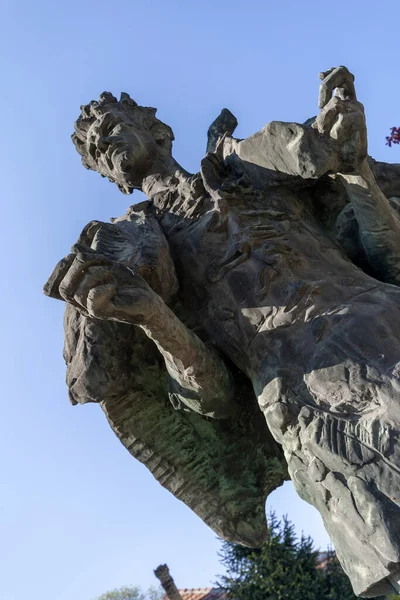 Estatua Sandor Petofi Szalkszentmarton Hungría — Foto de Stock