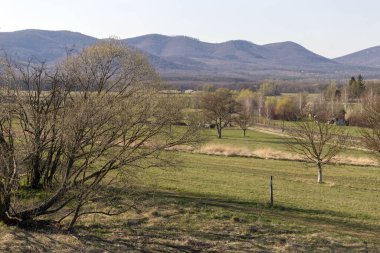 Macaristan, Nograd 'dan Borzsony dağ manzarası