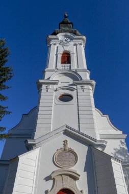 Macaristan 'ın Szabadszallas kentindeki Barok tarzı kalvinist kilise.