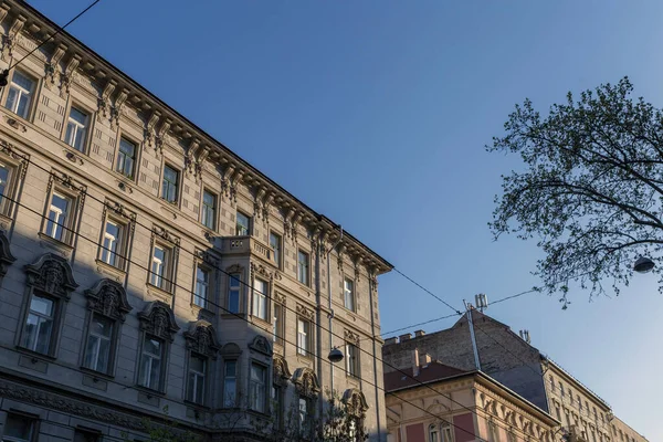 Edificio Apartamentos Clásico Distrito Budapest Hungría — Foto de Stock