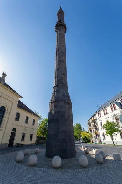 Eger Minaret Minarete Otomano Más Septentrional Hungría Europa — Foto de Stock