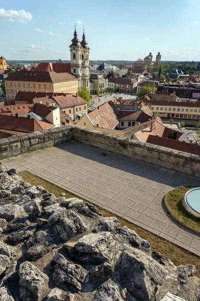 Eger Hongrie 2020 Vue Ville Eger Depuis Château Eger Hongrie — Photo