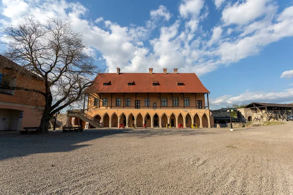 Eger Ουγγαρία 2020 Εσωτερική Αυλή Του Κάστρου Eger Γοτθικό Παλάτι — Φωτογραφία Αρχείου