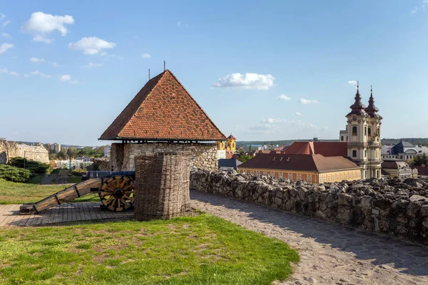 Eger Ungern 2020 Smedjstornet Eger Castle Ungern Solig Eftermiddag — Stockfoto
