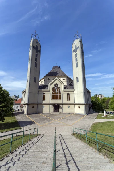 Iglesia Cristo Rey Iglesia Católica Dunaujvaros Hungría — Foto de Stock