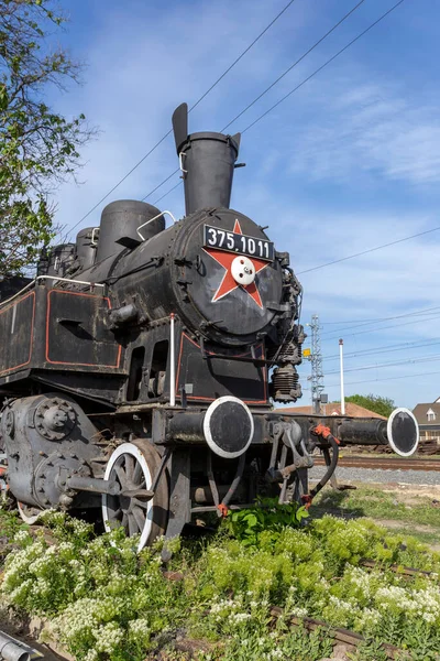 Old Steam Engine Locomotive Pusztaszabolcs Hungary — Stock Photo, Image