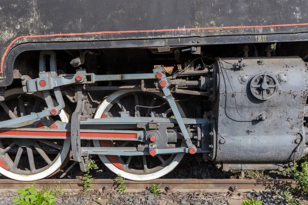 Old Steam Engine Locomotive Pusztaszabolcs Hungary — Stock Photo, Image