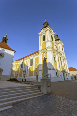 Szekesfehervar Katedrali veya Aziz Stephen Katedrali Bazilikası..