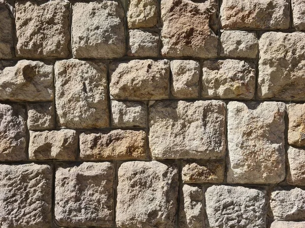 Kamenná Zeď Betonem Prázdné Zázemí Žádní Lidé — Stock fotografie