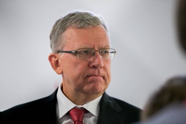  Moskova, Rusya - Eylül 8: Rusya Federasyonu Alexei Kudrin Moskova finansal Forum'da Maliye Bakanı