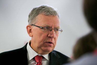  Moskova, Rusya - Eylül 8: Rusya Federasyonu Alexei Kudrin Moskova finansal Forum'da Maliye Bakanı