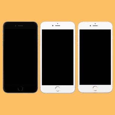 Moskova, Rusya - 27 Eylül 2017: Iphone 6s Apple Inc Apple tarafından geliştirilen bir akıllı telefon serbest bırakmak yeni iphone 6 durum ve iphone 6s