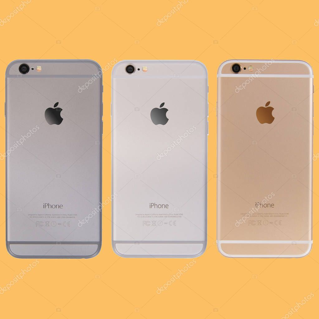 MOSCOW, RUSSIA - SEPT 27, 2017: Case for IPhone 6s is a smartphone developed by Apple Inc. Apple releases the new iPhone 6 and iPhone 6s.