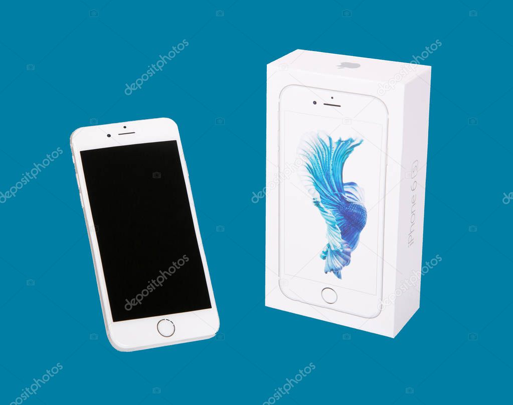 MOSCOW, RUSSIA - SEPT 27, 2017: Case for IPhone 6s is a smartphone developed by Apple Inc. Apple releases the new iPhone 6 and iPhone 6s.