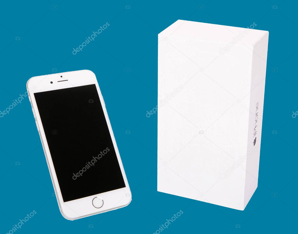 MOSCOW, RUSSIA - SEPT 27, 2017: Case for IPhone 6s is a smartphone developed by Apple Inc. Apple releases the new iPhone 6 and iPhone 6s.