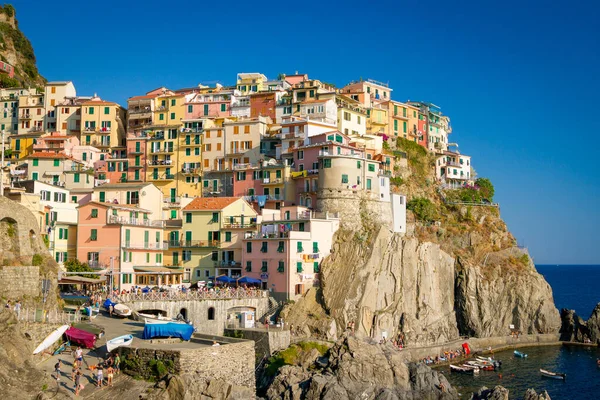 Manarola Village, Cinque Terre Coastイタリア — ストック写真