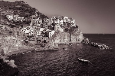 Manarola Köyü, Cinque Terre Sahil İtalya