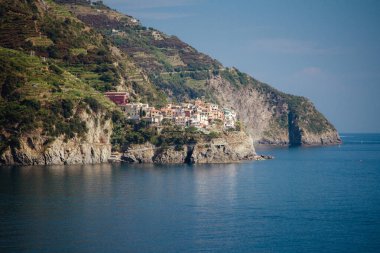 Manarola Köyü, Cinque Terre Sahil İtalya