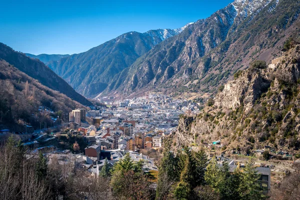 Andorra-la-vella - eine hauptstadt andorras — Stockfoto