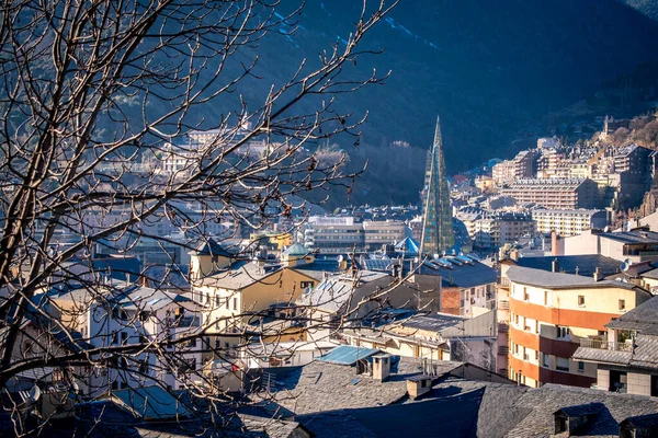 Andorra-la-vella - 안 도라의 수도 — 스톡 사진