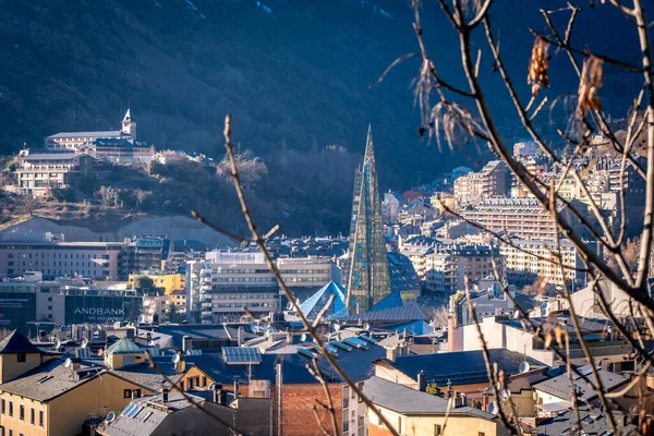 Andorra-la-Vella - capital de Andorra — Fotografia de Stock