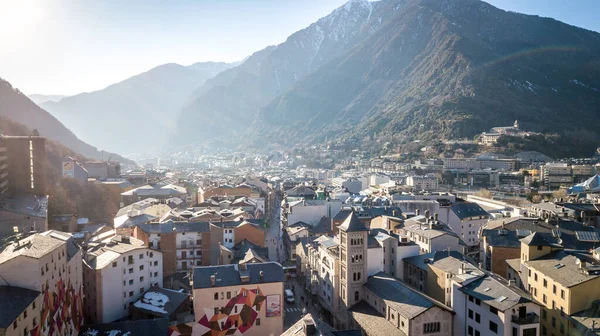 Andorra-la-Vella - una capital de Andorra — Foto de Stock