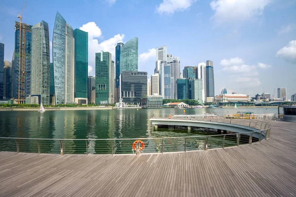 Singapore city skyline of business district downtown in daytime. — Stock Photo, Image