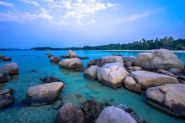 Rocks at the beach of Bintan, Indonesia — Stock Photo, Image