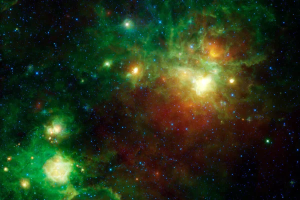 Piękny mgławicowe w przestrzeni kosmicznej. Elementy tego obrazu dostarczone przez NASA — Zdjęcie stockowe
