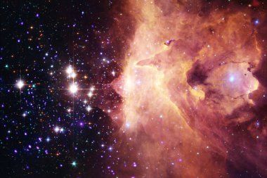 Soyut uzay duvar kağıdı. Nasa tarafından döşenmiş bu görüntünün elemanları