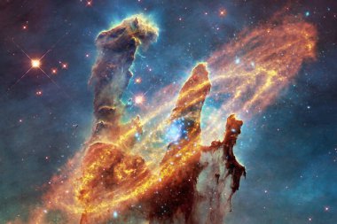 Sonsuz evren. Bu görüntünün elementleri NASA tarafından desteklenmektedir