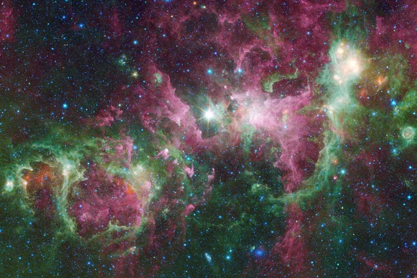 Nebulosa i yttre rymden. Delar av denna bild tillhandahålls av NASA — Stockfoto