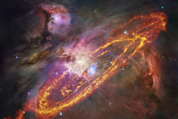 Universo sin fin. Elementos de esta imagen proporcionados por la NASA — Foto de Stock