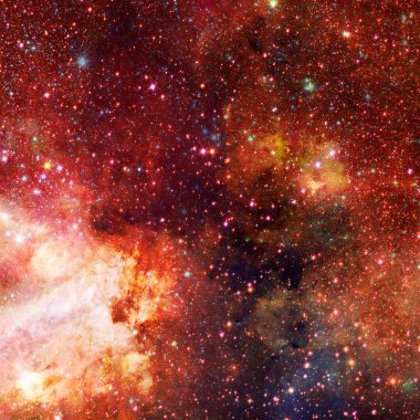 Derin uzayın güzelliği. Bu görüntünün elementleri NASA tarafından desteklenmektedir