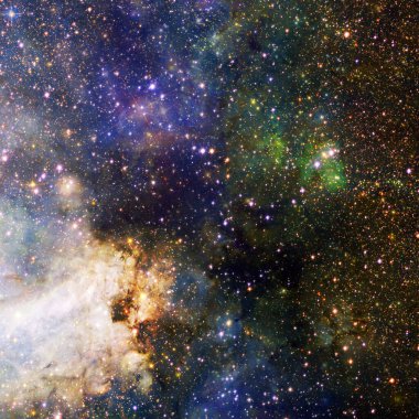 Sonsuz evren. Bu görüntünün elementleri NASA tarafından desteklenmektedir