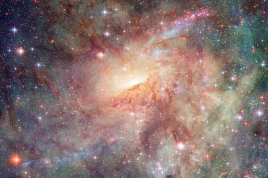 Soyut uzay duvar kağıdı. Nasa tarafından döşenmiş bu görüntünün elemanları