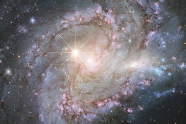 Soyut uzay duvar kağıdı. Nasa tarafından döşenmiş bu görüntünün elemanları