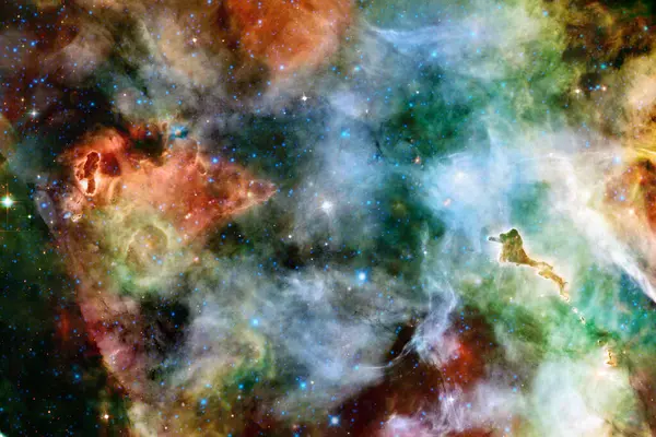 Bellezza del cosmo infinito. Elementi di questa immagine forniti dalla NASA — Foto Stock