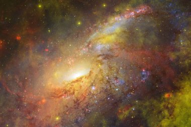 Derin uzayın güzelliği. Bu görüntünün elementleri NASA tarafından desteklenmektedir