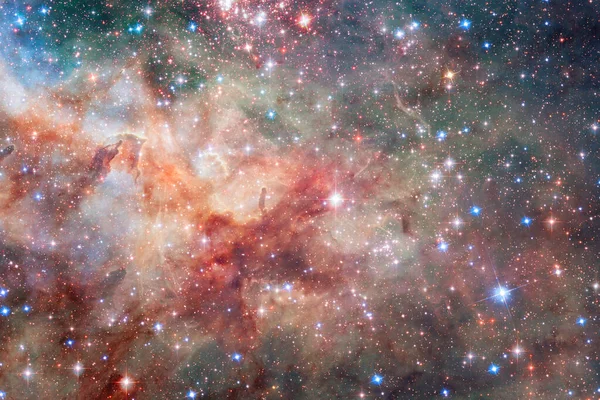 宇宙中的数十亿星系。抽象空间背景. — 图库照片