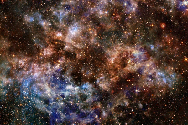 Nebulosa uma nuvem interestelar de poeira de estrelas . — Fotografia de Stock